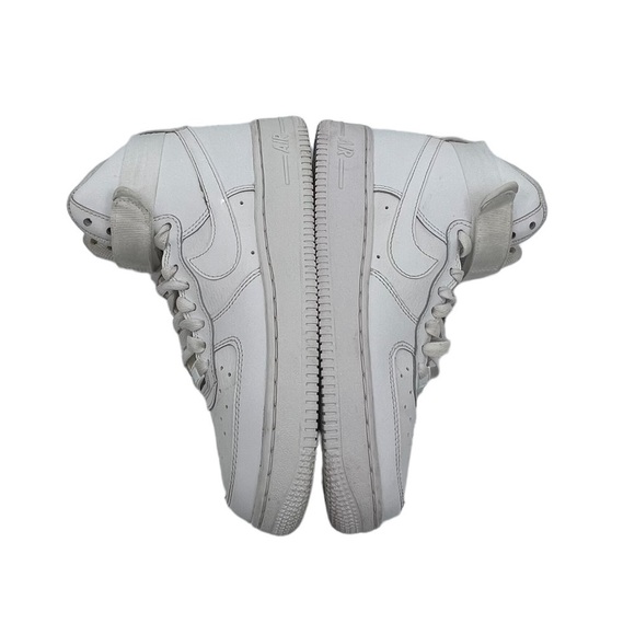 Nike White Air Force 1 LE High Top Sneakers Size 5 Youth - Picture 6 of 8